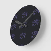 HORLOGE RONDE DRAPEAU DE FIERTE GOTH (Angle)