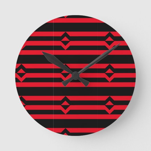 HORLOGE RONDE DRAPEAU DE FIST PRIDE (Recto)