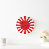 Horloge Ronde Drapeau de guerre de l'armée impériale japonaise (Maison)