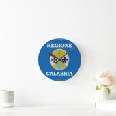 Horloge Ronde Drapeau de la Calabre (Italie) (Maison)
