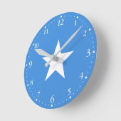 Horloge Ronde Drapeau de la Somalie (Angle)