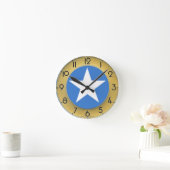 Horloge Ronde Drapeau de la Somalie (Maison)