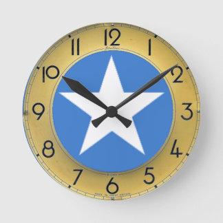 Horloge Ronde Drapeau de la Somalie