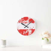 Horloge Ronde Drapeau de l'Autriche (Maison)