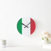 Horloge Ronde Drapeau de l'Italie (Maison)
