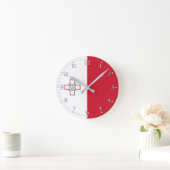 Horloge Ronde Drapeau de Malte (Maison)