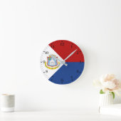 Horloge Ronde Drapeau de Saint-Martin (Maison)