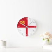 Horloge Ronde Drapeau de Sercq (Maison)