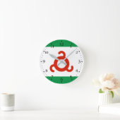 Horloge Ronde Drapeau d'Ingushetia (Maison)