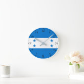 Horloge Ronde Drapeau du Honduras (Maison)