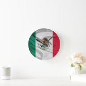 Horloge Ronde Drapeau du Mexique (Maison)