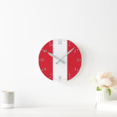 Horloge Ronde Drapeau du Pérou (Maison)
