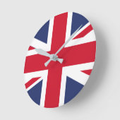 Horloge Ronde Drapeau du Royaume-Uni (Angle)