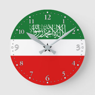 Horloge Ronde Drapeau du Somaliland