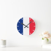 Horloge Ronde Drapeau français (Maison)