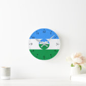 Horloge Ronde Drapeau Kabardino Balkaria (Maison)