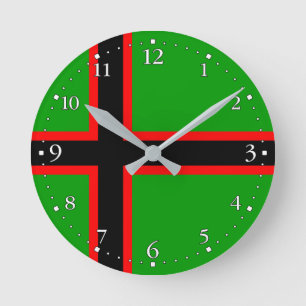Horloge Ronde Drapeau national de Carélie