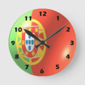 Horloge Ronde Drapeau portugais (Recto)