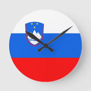 Horloge Ronde Drapeau Slovénie