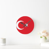 Horloge Ronde Drapeau turc (Maison)