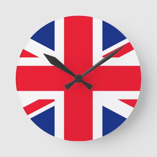 Horloge Ronde Drapeau Union Jack du Royaume-Uni (Recto)