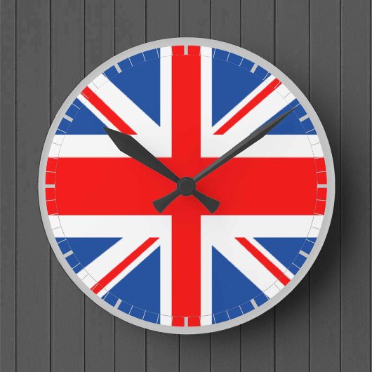 Horloge Ronde Drapeau Union Jack UK