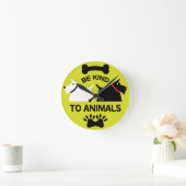 Horloge Ronde Droits de protection sociale des chiens | Chien Pr (Maison)