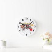Horloge Ronde Drum Kit : Wall Clock (Maison)