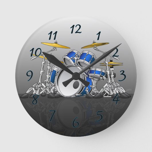 Horloge Ronde Drum Set (Recto)