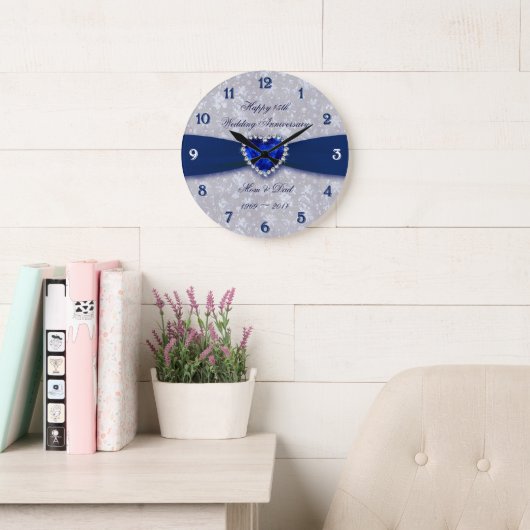 Horloge ronde du 45e anniversaire du Mariage Bold (Salle de lecture)
