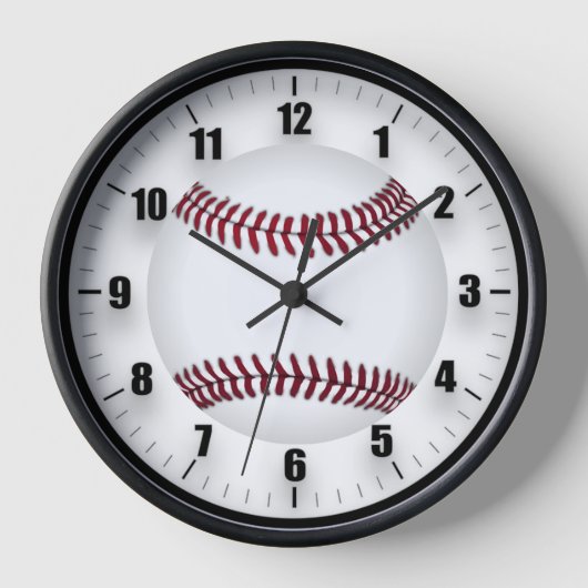 Horloge ronde du baseball (Recto)