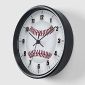 Horloge ronde du baseball (Angle)
