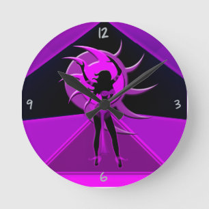 Horloge ronde du danseur *Onca*
