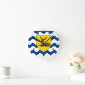 Horloge ronde du drapeau de Hertfordshire (Maison)