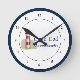 Horloge ronde du Massachusetts Cape Cod