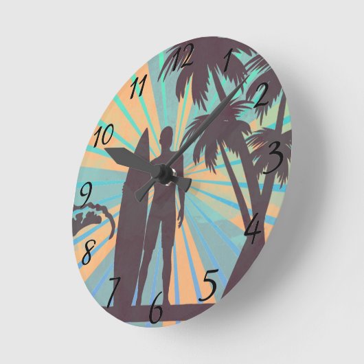 Horloge Ronde Dude Clock (Angle)