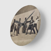 Horloge Ronde Duelling (Angle)