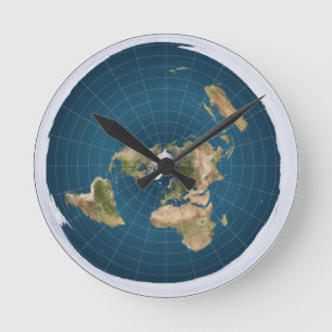 Horloge Ronde Earth Clock