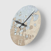 Horloge Ronde Earthy Elegance (Angle)