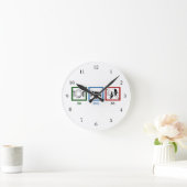 Horloge Ronde Eat Sleep Act (Maison)