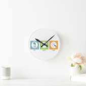 Horloge Ronde Eat Sleep Audit ! (Maison)