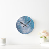 Horloge Ronde Eau bleue (Maison)