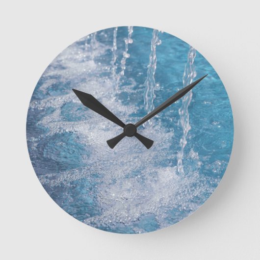 Horloge Ronde Eau bleue (Recto)