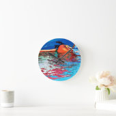 HORLOGE RONDE EAU CALME (Maison)