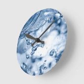Horloge Ronde Eau clignotante (Angle)