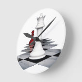 Horloge Ronde Échecs (Angle)