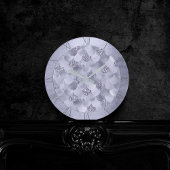 Horloge Ronde Échelles Chic Mermaid | Dusty Lavender Purple Lust