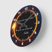 Horloge Ronde Eclipse - 3 things that cannot be (Angle)
