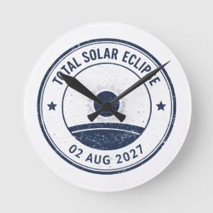 Horloge Ronde Éclipse solaire du 2 août 2027