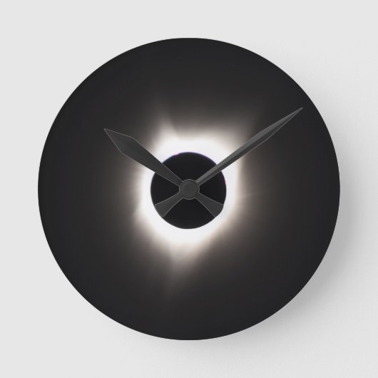 Horloge Ronde Éclipse solaire totale (Recto)